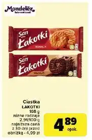 Carrefour Ciastka deserowe z cukrem San Łakotki oferta