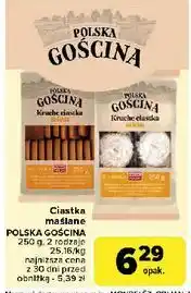 Carrefour Ciastka kruche maślane Polska Gościna oferta