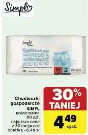 Carrefour Chusteczki wielofunkcyjne Simply Choice oferta