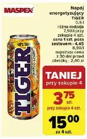 Carrefour Napój mango bomb Tiger Energy Drink oferta