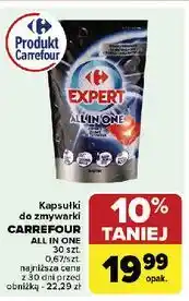 Carrefour Kapsułki do zmywania all in one Carrefour Expert oferta