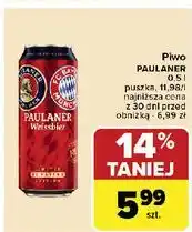 Carrefour Piwo fc bayern edition Paulaner Weissbier oferta