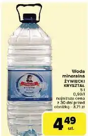 Woda niegazowana Żywiecki Kryształ