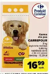 Carrefour Karma dla psa wołowina warzywa Carrefour oferta