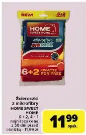 Carrefour Ścierki z mikrofibry uniwersalne Home Sweet oferta