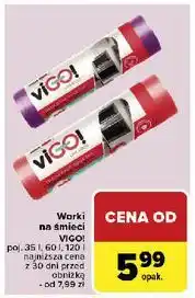 Carrefour Worki do segregacji śmieci 120 l Vigo! oferta