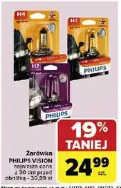 Carrefour Żarówka blue vision ultra h7 Philips oferta