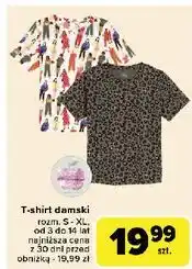 Carrefour T-shirt damski s-xl oferta