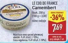 ALDI Ser camembert klasyczny Le Coq De France oferta