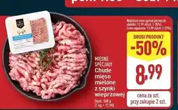 ALDI Chude mięso mielone z szynki wieprzowej Mięsne Specjały Zawsze Świeże (Aldi) oferta