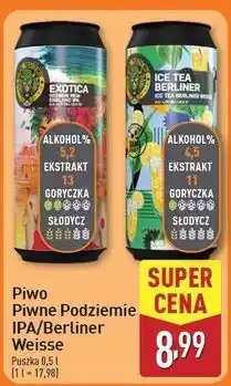 ALDI Piwo ice tea berliner Piwne Podziemie oferta