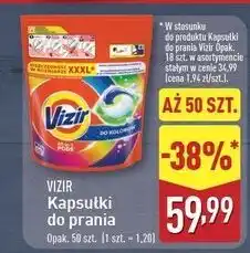 ALDI Kapsułki do prania kolorów Vizir All In One Pods oferta