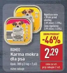 ALDI Karma dla psa cielęcina z warzywami Romeo (Karma) oferta