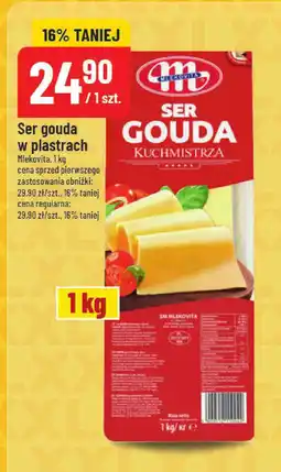 Polomarket Ser gouda w plastrach 1kg Mlekovita oferta