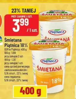 Polomarket Śmietana Piątnica 18% 400g oferta