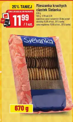 Polomarket Mieszanka kruchych ciastek Sielanka 670g oferta
