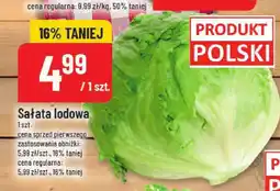 Polomarket Sałata lodowa 1 szt. POLOmarket oferta