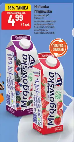 Polomarket Maślanka Mrągowska 1l Mlekpol oferta