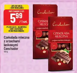 Polomarket Czekolada mleczna z orzechami laskowymi Conchador 100g oferta