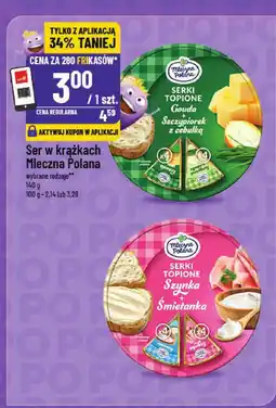 Polomarket Ser w krążkach Mleczna Polana 140g oferta