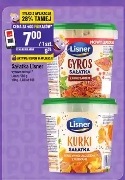 Polomarket Sałatka Lisner gyros z kurczakiem 500g oferta