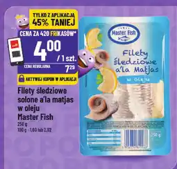 Polomarket Filety śledziowe solone a'la matjas w oleju Master Fish 250g oferta