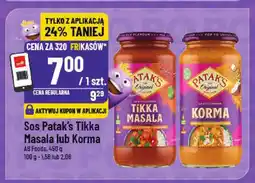 Polomarket Sos Patak's Tikka Masala lub Korma 450g oferta