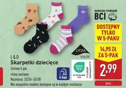 ALDI Skarpetki L & D oferta
