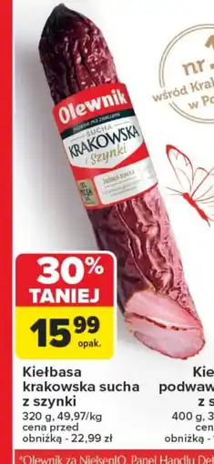 Carrefour Kiełbasa Olewnik oferta