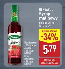 ALDI Syrop malinowy Herbapol oferta