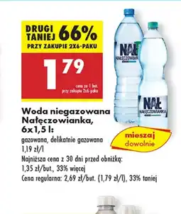 Biedronka Woda niegazowana Nałęczowianka oferta
