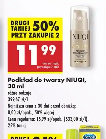 Biedronka Podkład do twarzy Niuqi oferta