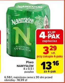 Carrefour Express Piwo NAMYSŁÓW oferta