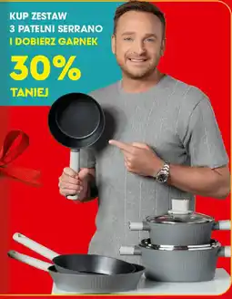 Biedronka Kup zestaw 3 patelni serrano oferta