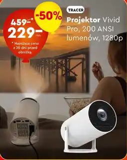 Biedronka TRACER Projektor Vivid Pro, 200 ANSI lumenów, 1280p oferta