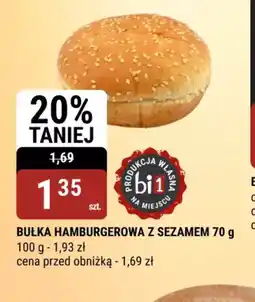bi1 Bułka hamburgerowa z sezamem oferta