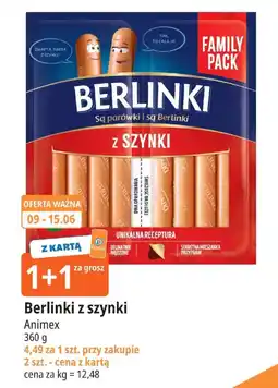 E.Leclerc Berlinki z szynki Animex oferta