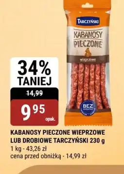 bi1 Kabanosy pieczone wieprzowe lub drobiowe Tarczyński oferta