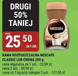 bi1 Kawa rozpuszczalna Nescafe Classic lub Crema oferta