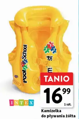 Intermarche Kamizelka do pływania żółta Intex oferta