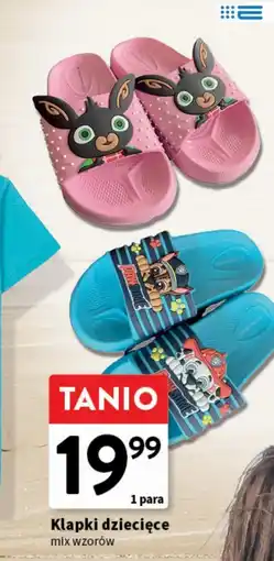 Intermarche Klapki psi patrol roz. 25-32 E Plus M oferta