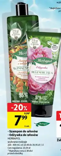 Intermarche Szampon z odżywką wzmacniający Herbapol Polana oferta