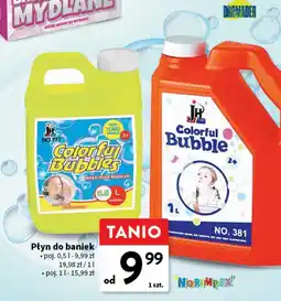 Intermarche Płyn do baniek mydlanych czerwony Jianhui Colorful Bubbles oferta