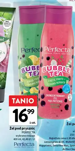 Intermarche Skoncentrowany żel pod prysznic zielona herbata Perfecta Bubble Tea oferta