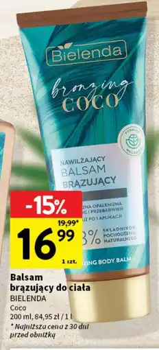 Intermarche Balsam brązujący do ciała Bielenda Bronzing Coco oferta