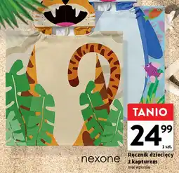 Intermarche Ręcznik dziecięcy z kapturem Nexone oferta