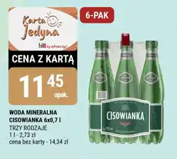 bi1 Woda mineralna Cisowianka oferta