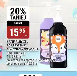 bi1 Naturalny żel pod prysznic dla dzieci Yope oferta