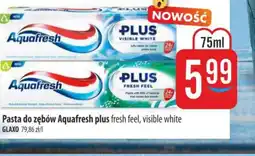 MOKPOL Pasta do zębów Aquafresh plus fresh feel, visible white oferta