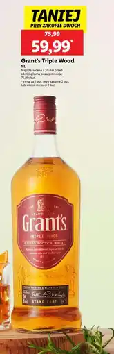 Lidl Whisky Grant's Triple Wood oferta